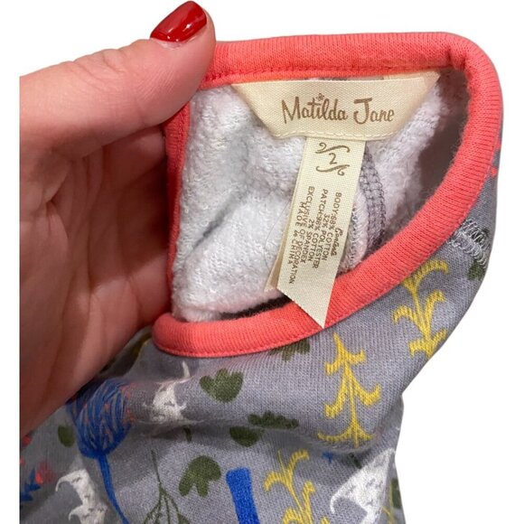 Matilda Jane Around Town Make Believe Fleece Dress Size 2T - Picture 4 of 5
